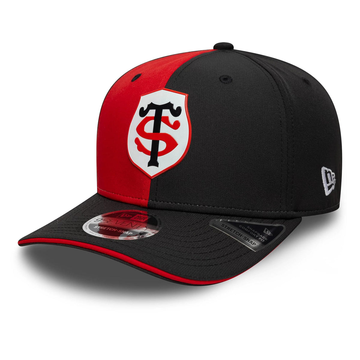 Stade Toulousain Recycled Black 9SEVENTY Stretch Snap Cap-zelvios