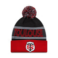 Stade Toulousain Black Bobble Knit Beanie Hat-zelvios