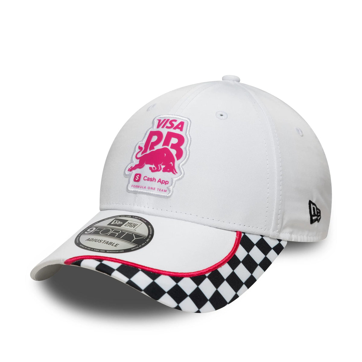 Visa Cash App Racing Bulls Checkerboard White 9FORTY Cap-zelvios