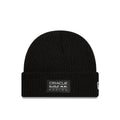Red Bull Racing Black Short Skull Knit Beanie Hat-zelvios