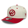 TGR Haas F1 Wordmark Cream 9SEVENTY Stretch Snap Cap-zelvios