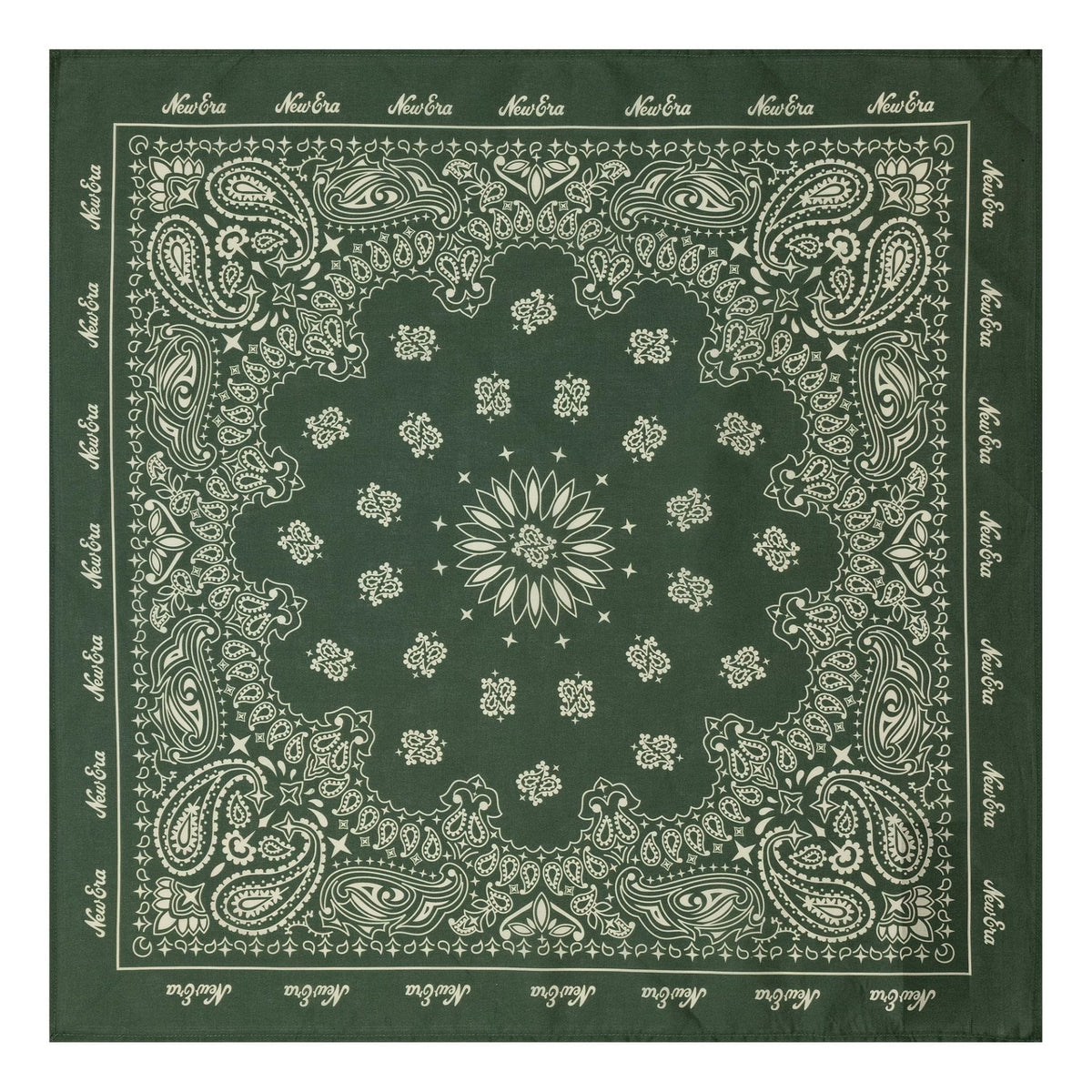 New Era Paisley Dark Green Bandana-zelvios