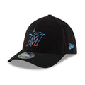 Marlins MLB Player Replica Black 39THIRTY M-Crown Stretch Fit Cap-zelvios