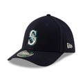 Seattle Mariners MLB Player Replica Navy 39THIRTY M-Crown Stretch Fit Cap-zelvios