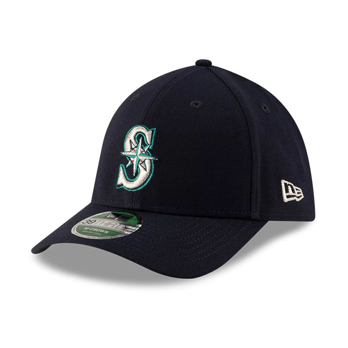 Seattle Mariners MLB Player Replica Navy 39THIRTY M-Crown Stretch Fit Cap-zelvios