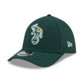 Athletics MLB Dark Green 39THIRTY M-Crown Stretch Fit Cap-zelvios