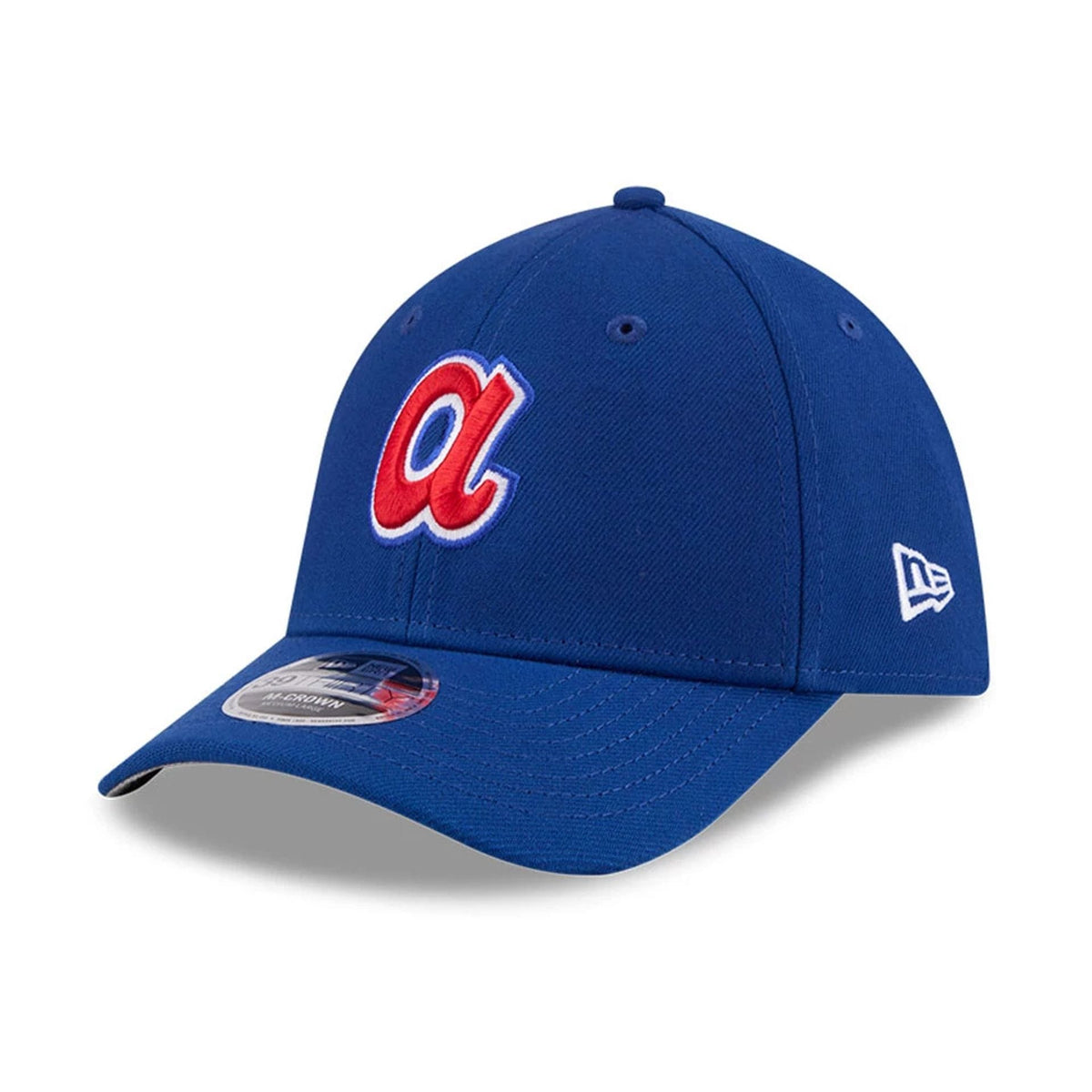 Atlanta Braves MLB Blue 39THIRTY M-Crown Stretch Fit Cap-zelvios