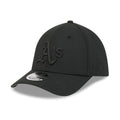 Athletics MLB Outline Black 39THIRTY M-Crown Stretch Fit Cap-zelvios