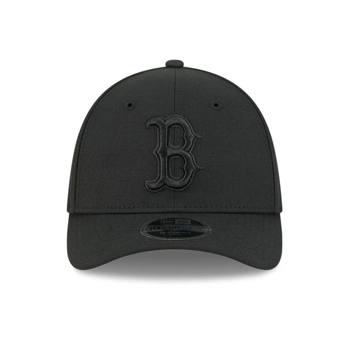 Boston Red Sox MLB Outline Black 39THIRTY M-Crown Stretch Fit Cap-zelvios