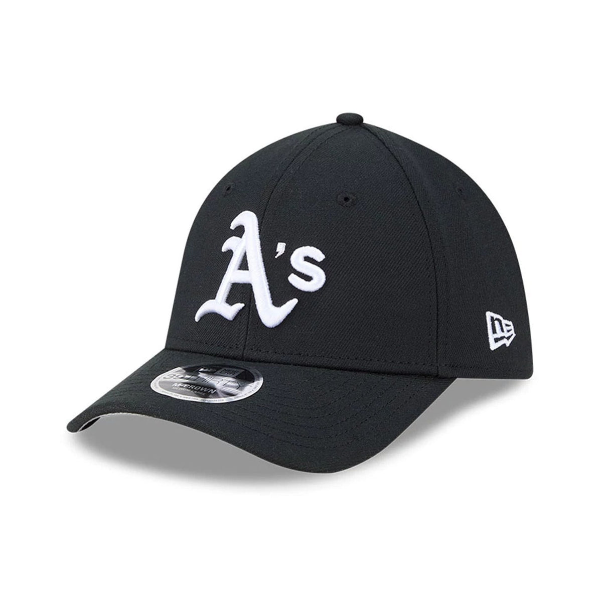 Athletics MLB Black 39THIRTY M-Crown Stretch Fit Cap-zelvios
