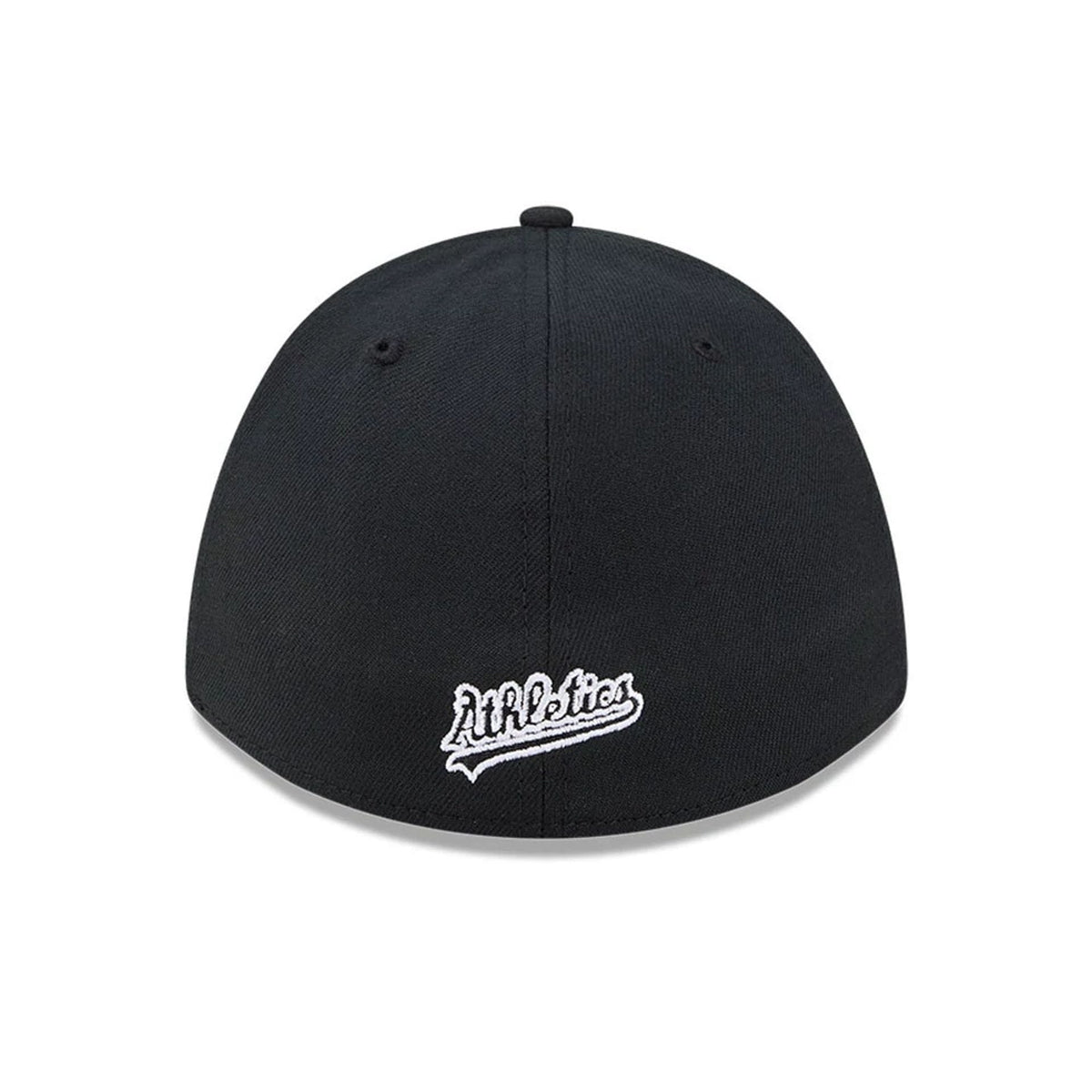 Athletics MLB Black 39THIRTY M-Crown Stretch Fit Cap-zelvios