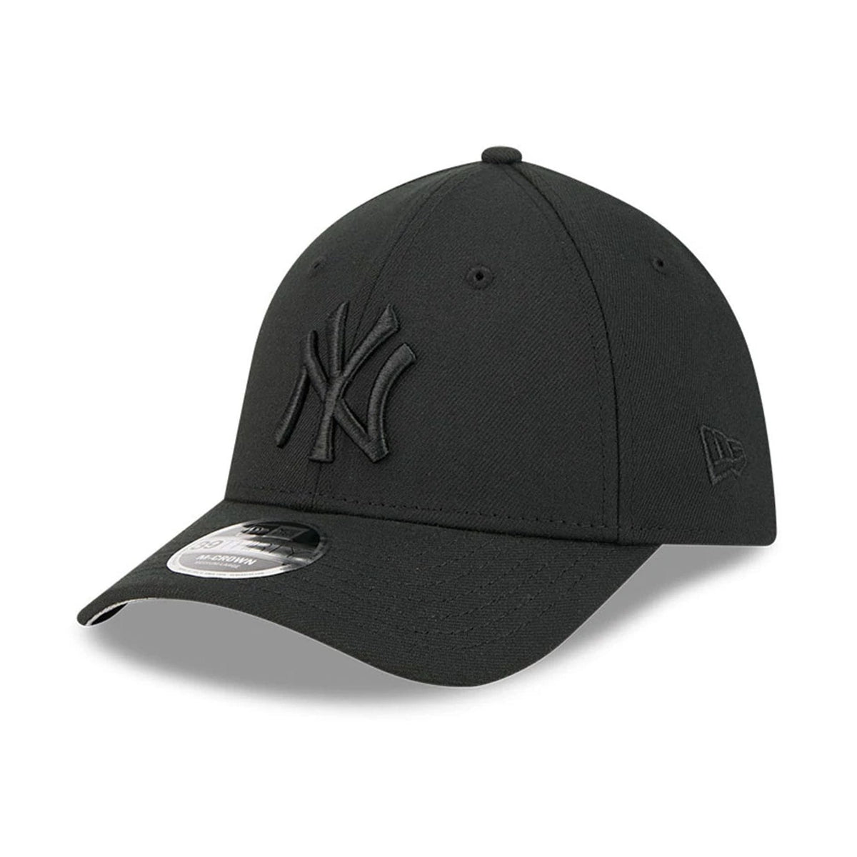 New York Yankees MLB Outline Black 39THIRTY M-Crown Stretch Fit Cap-zelvios