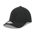 New York Mets MLB Outline Black 39THIRTY M-Crown Stretch Fit Cap-zelvios