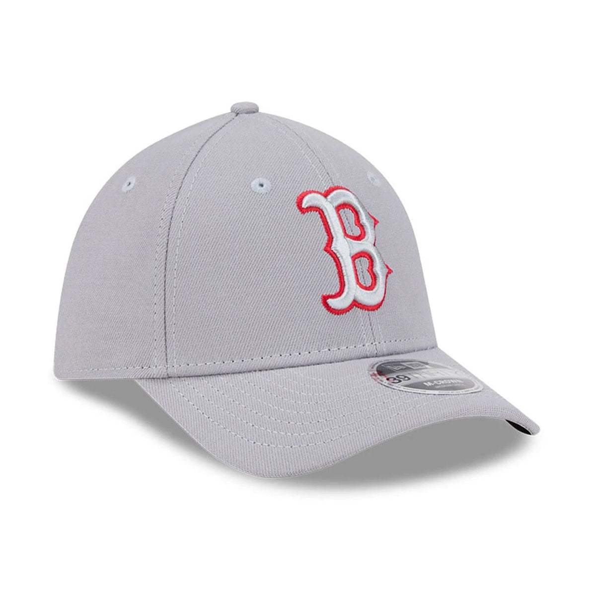 Boston Red Sox MLB Grey 39THIRTY M-Crown Stretch Fit Cap-zelvios