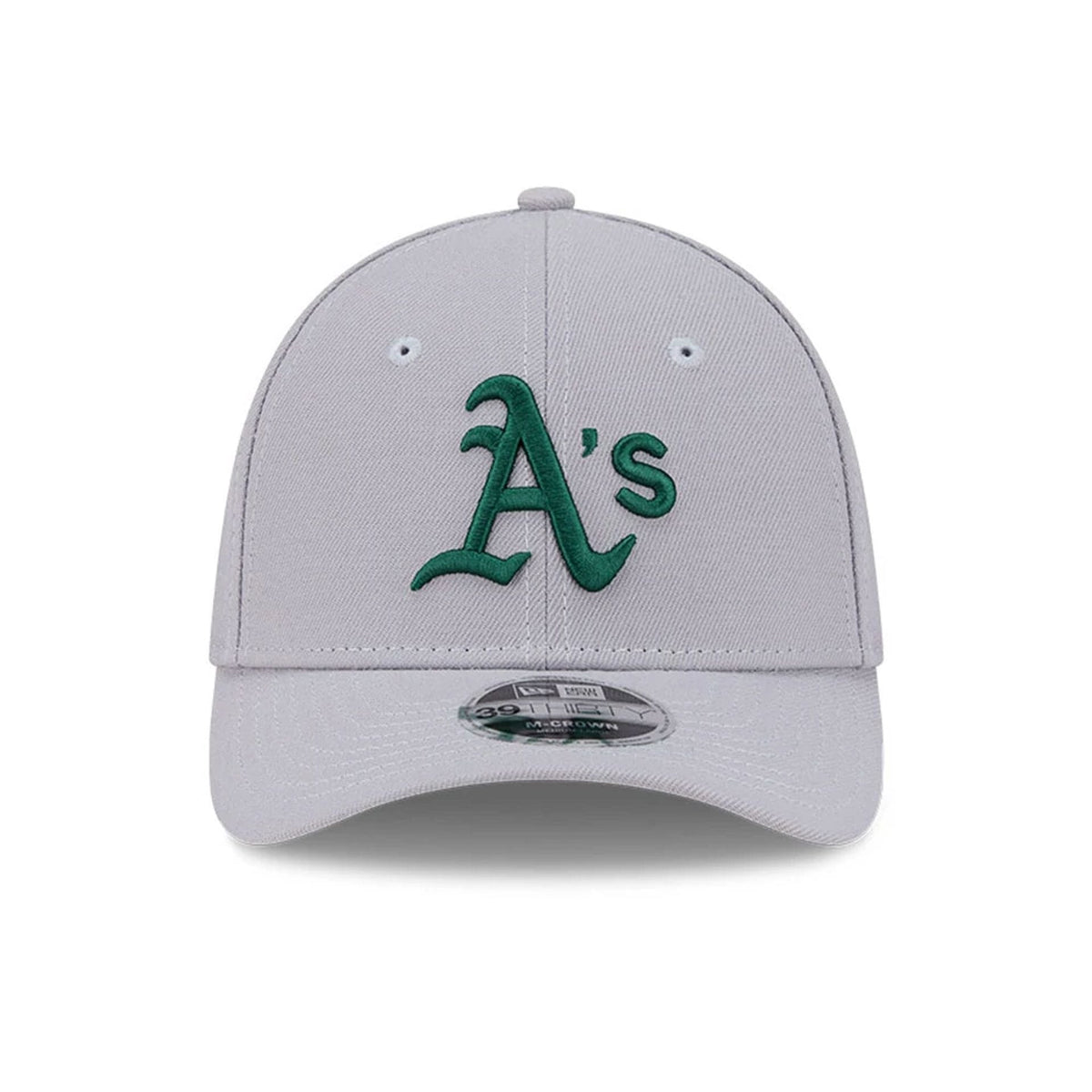 Athletics MLB Grey 39THIRTY M-Crown Stretch Fit Cap-zelvios