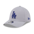 LA Dodgers MLB Grey 39THIRTY M-Crown Stretch Fit Cap-zelvios