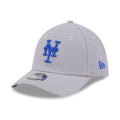 New York Mets MLB Grey 39THIRTY M-Crown Stretch Fit Cap-zelvios