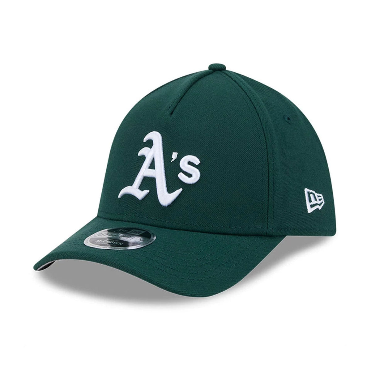Athletics MLB Dark Green 39THIRTY M-Crown A-Frame Stretch Fit Cap-zelvios