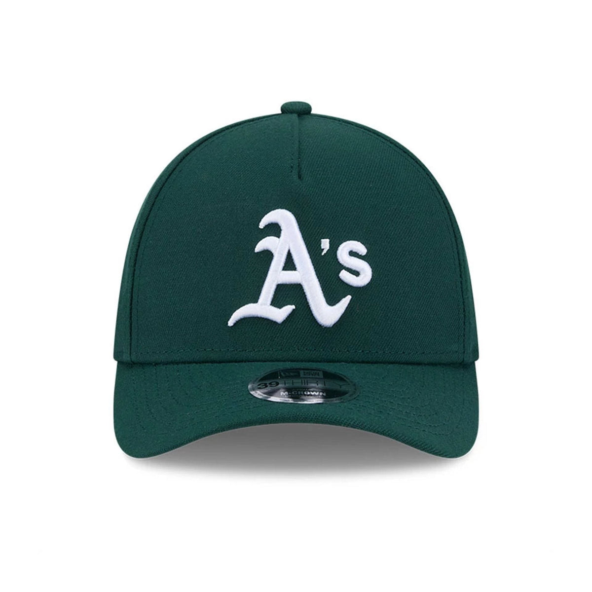 Athletics MLB Dark Green 39THIRTY M-Crown A-Frame Stretch Fit Cap-zelvios