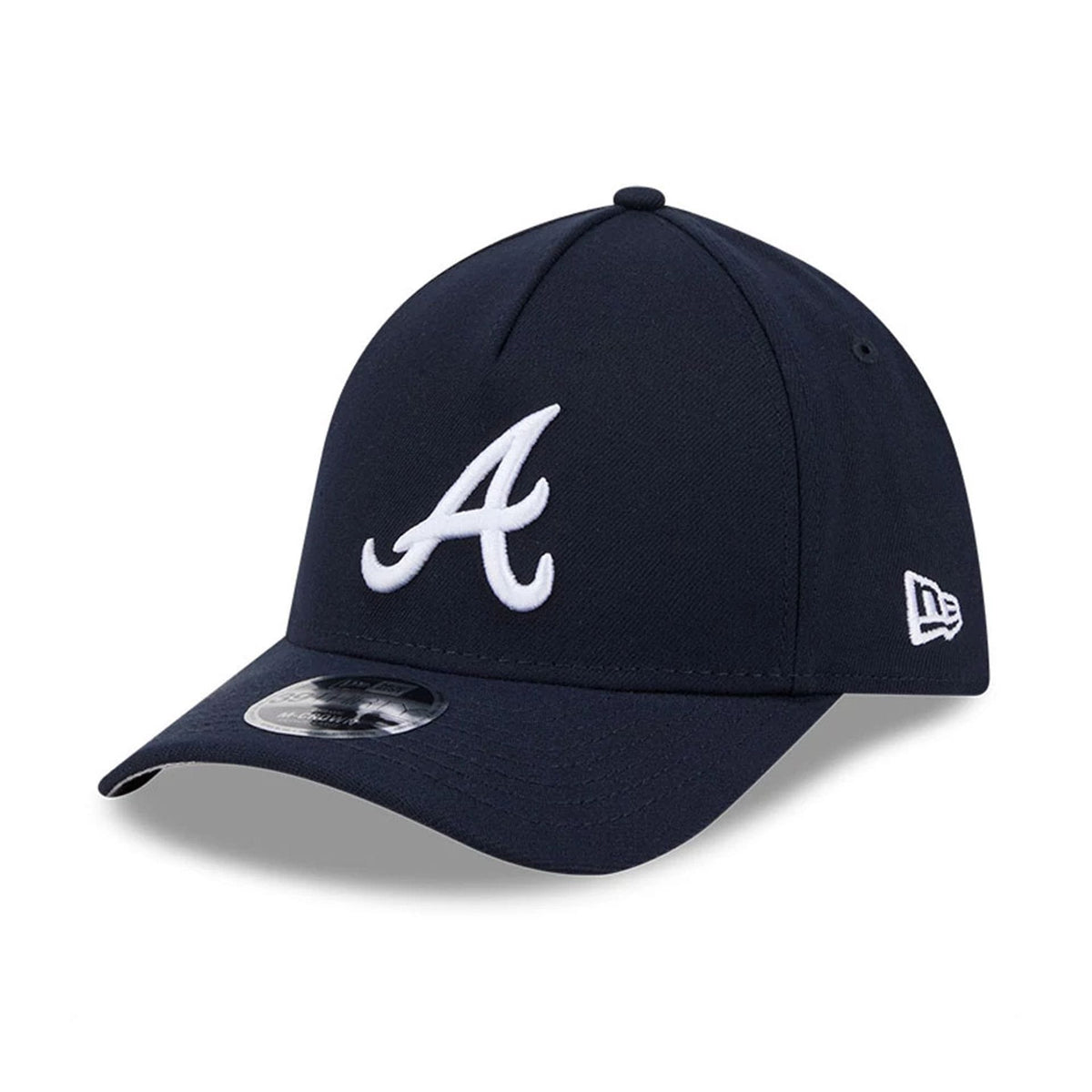 Atlanta Braves MLB Navy 39THIRTY M-Crown A-Frame Stretch Fit Cap-zelvios