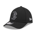 Boston Red Sox MLB Black 39THIRTY M-Crown A-Frame Stretch Fit Cap-zelvios