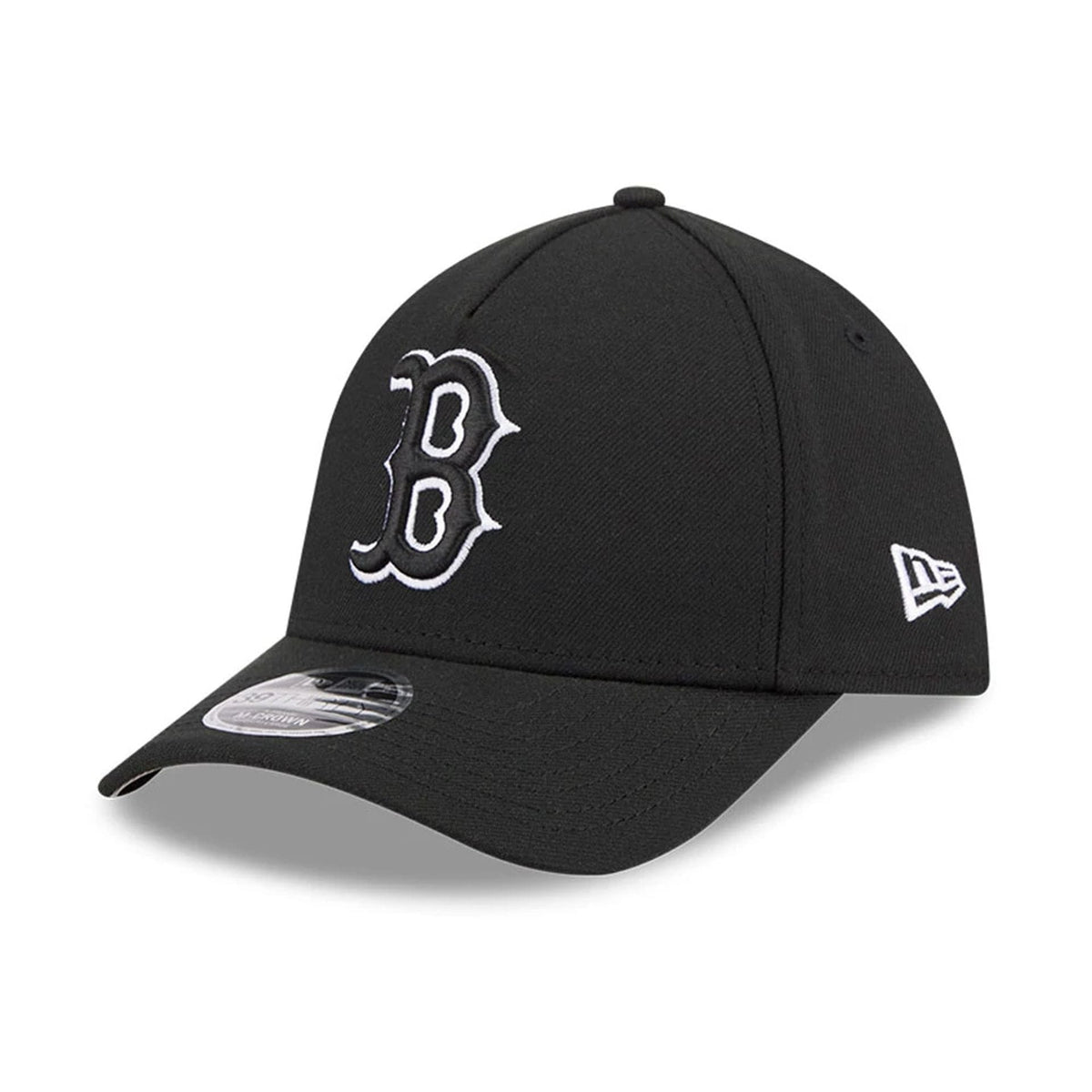 Boston Red Sox MLB Black 39THIRTY M-Crown A-Frame Stretch Fit Cap-zelvios