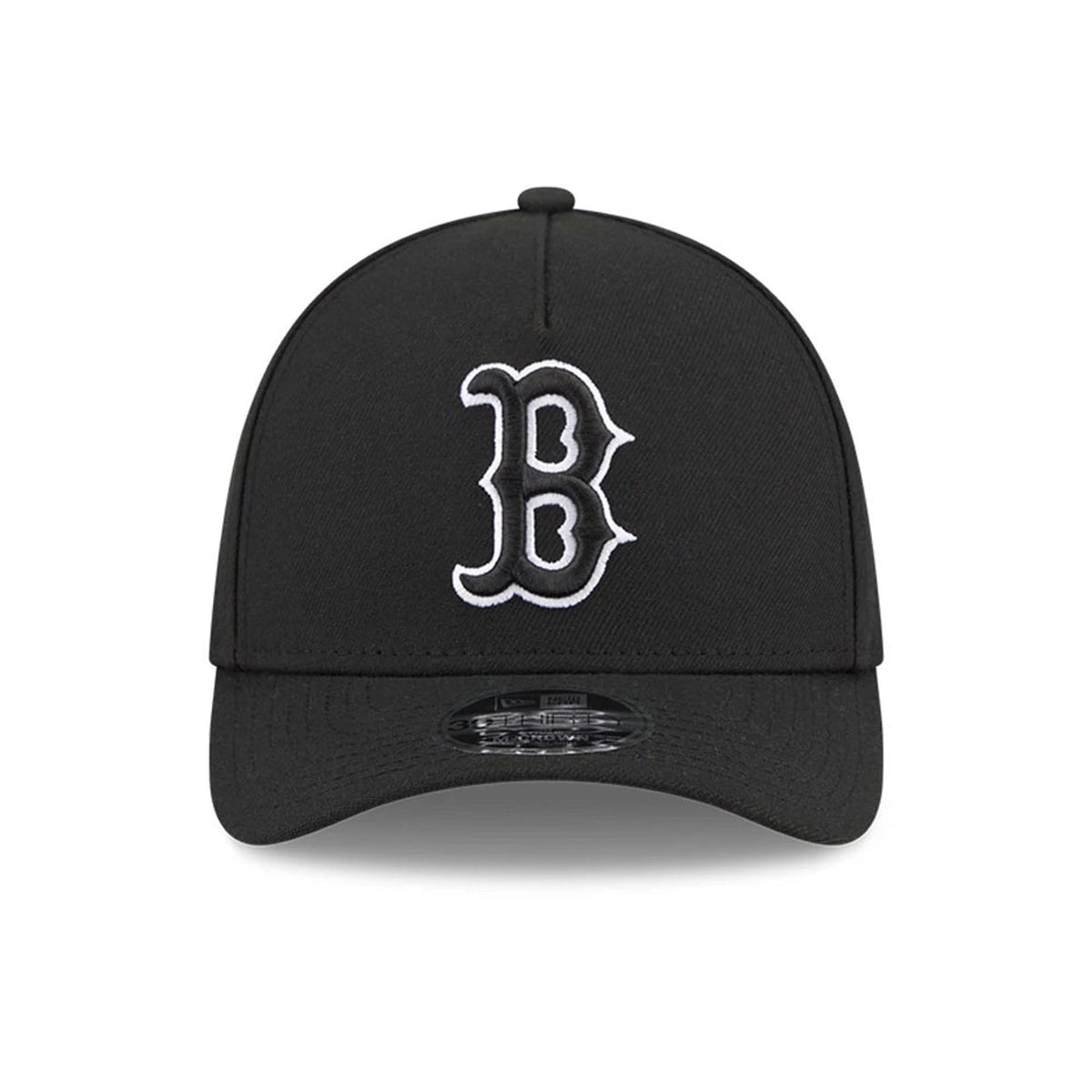Boston Red Sox MLB Black 39THIRTY M-Crown A-Frame Stretch Fit Cap-zelvios