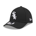 Chicago White Sox MLB Black 39THIRTY M-Crown A-Frame Stretch Fit Cap-zelvios