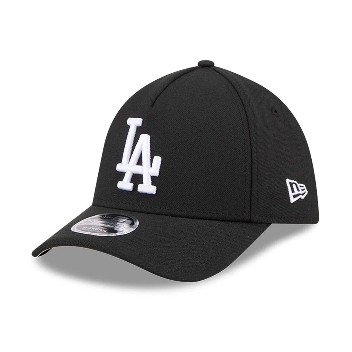 LA Dodgers MLB Black 39THIRTY M-Crown A-Frame Stretch Fit Cap-zelvios