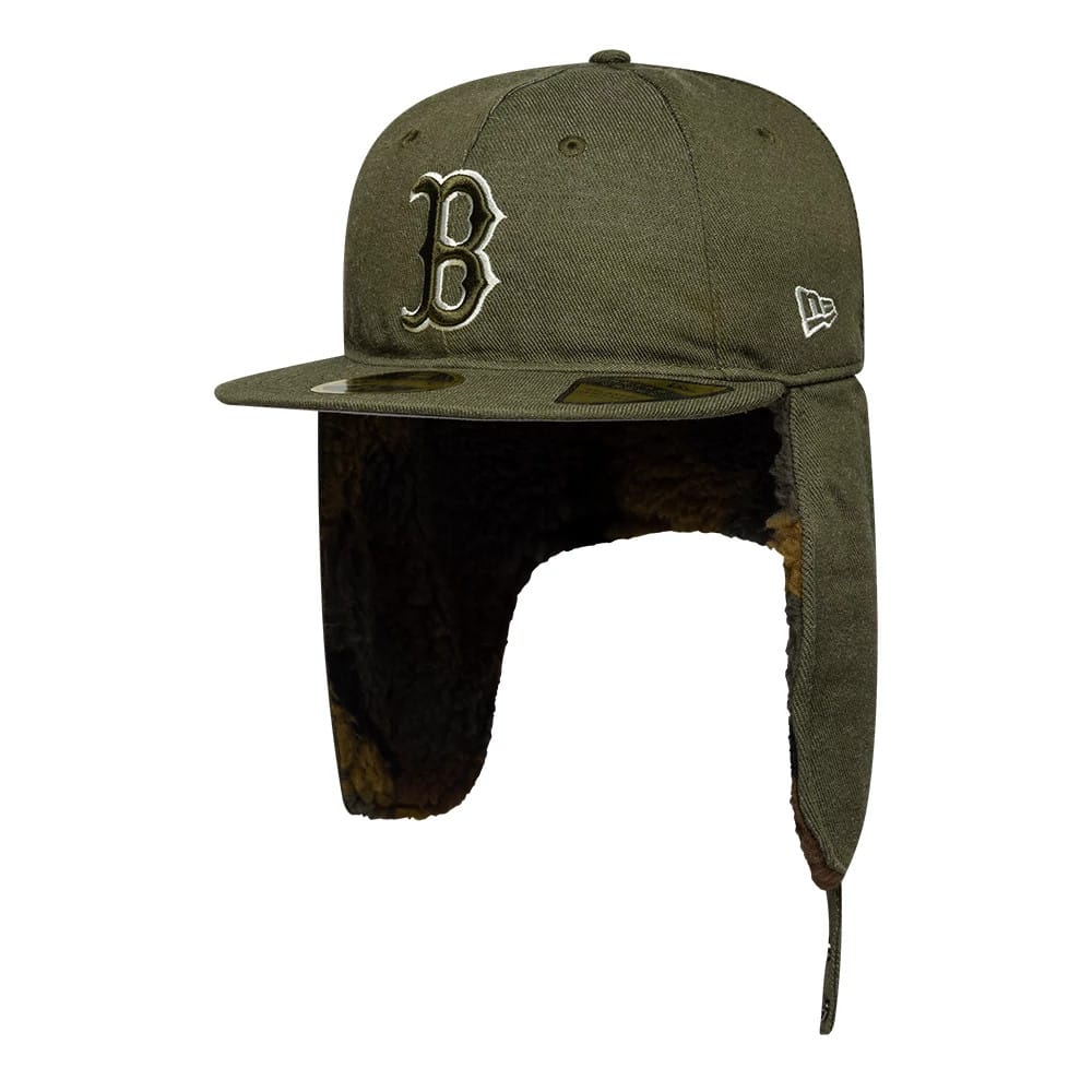 Boston Red Sox MLB Camo Open Green Retro Crown 59FIFTY Fitted Cap-zelvios