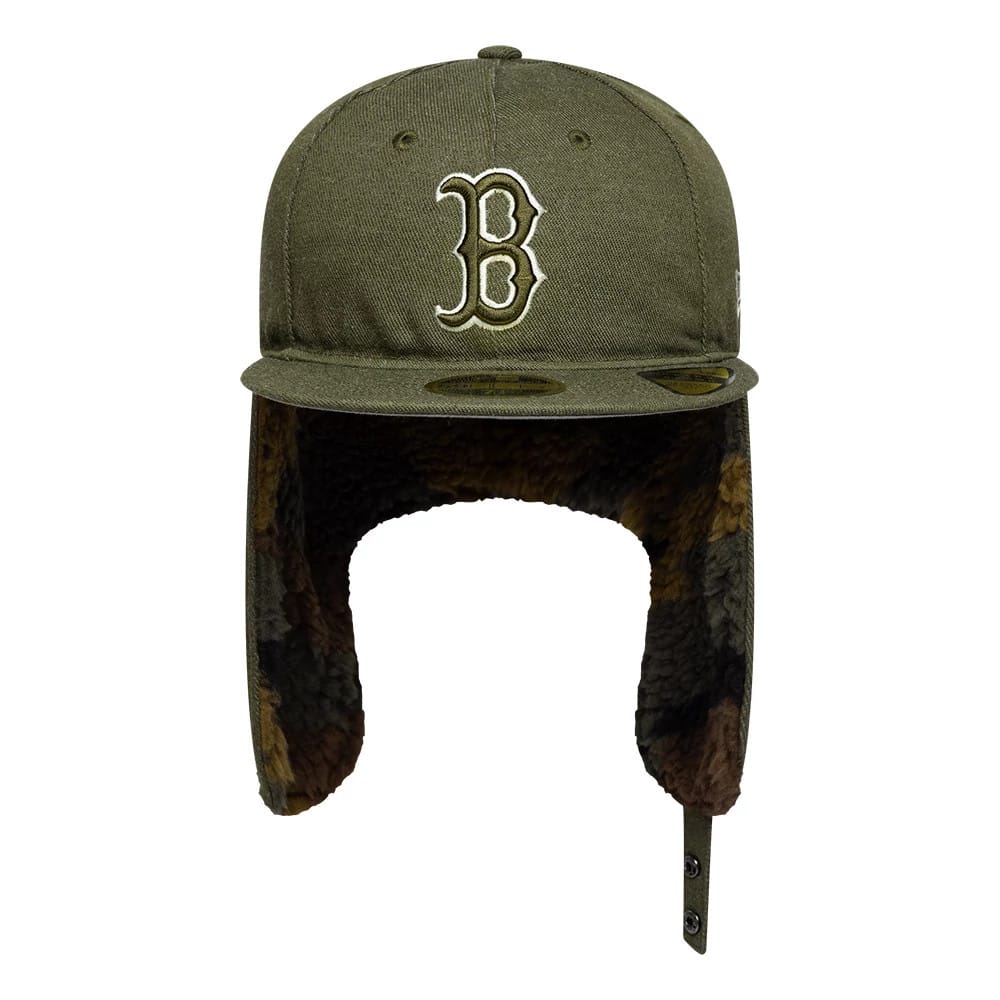 Boston Red Sox MLB Camo Open Green Retro Crown 59FIFTY Fitted Cap-zelvios