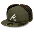 Atlanta Braves MLB Camo Open Green Retro Crown 59FIFTY Fitted Cap-zelvios