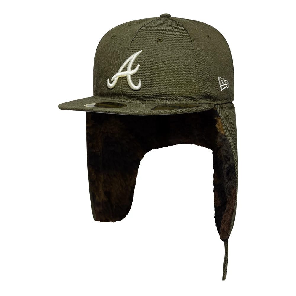 Atlanta Braves MLB Camo Open Green Retro Crown 59FIFTY Fitted Cap-zelvios