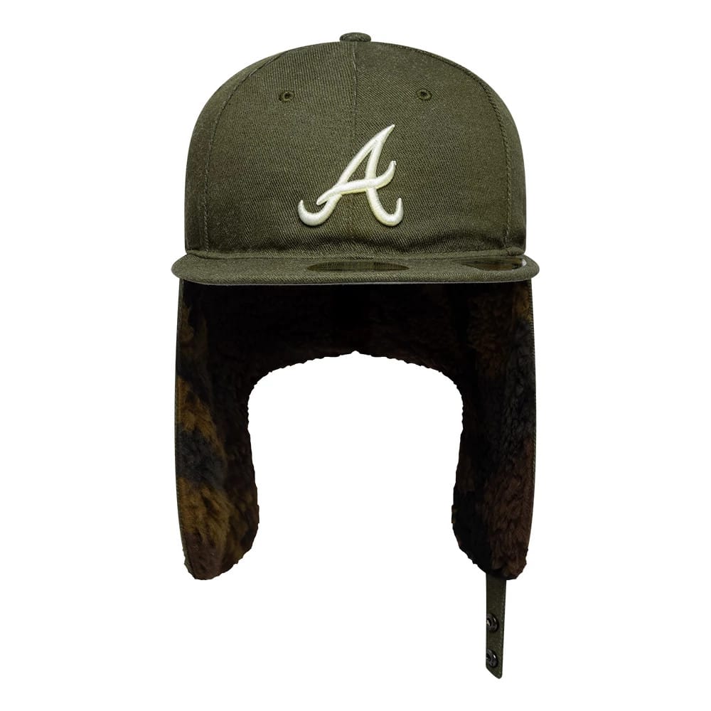 Atlanta Braves MLB Camo Open Green Retro Crown 59FIFTY Fitted Cap-zelvios