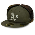 Athletics MLB Camo Open Green Retro Crown 59FIFTY Fitted Cap-zelvios