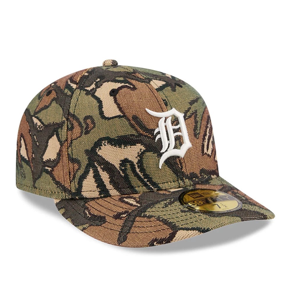 Detroit Tigers MLB Jacquard Camo 59FIFTY Fitted Cap-kentox