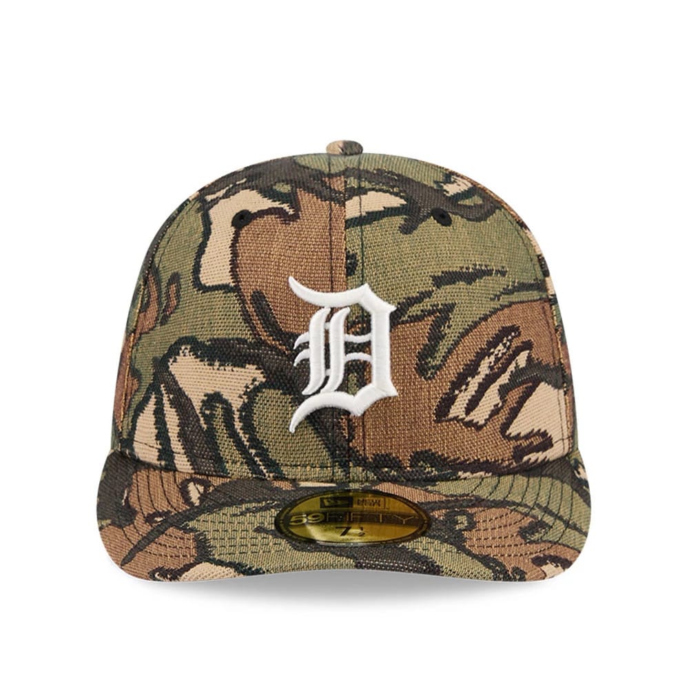 Detroit Tigers MLB Jacquard Camo 59FIFTY Fitted Cap-kentox