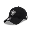 Las Vegas Raiders NFL Merino Wool Black 9TWENTY Adjustable Cap-zelvios