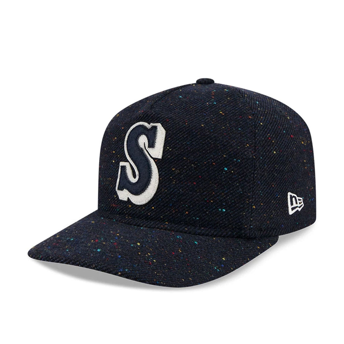 Seattle Mariners MLB Speckled Wool Navy 19TWENTY Adjustable Cap-zelvios