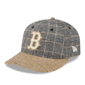 Boston Red Sox MLB Vintage Tweed Open Blue Retro Crown 59FIFTY Fitted Cap-zelvios