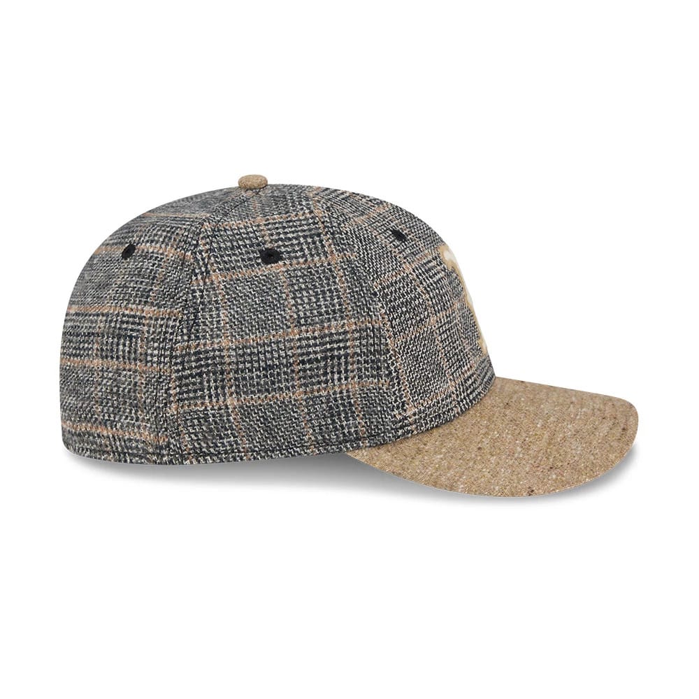 Boston Red Sox MLB Vintage Tweed Open Blue Retro Crown 59FIFTY Fitted Cap-zelvios
