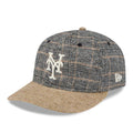 New York Mets MLB Vintage Tweed Open Blue Retro Crown 59FIFTY Fitted Cap-zelvios