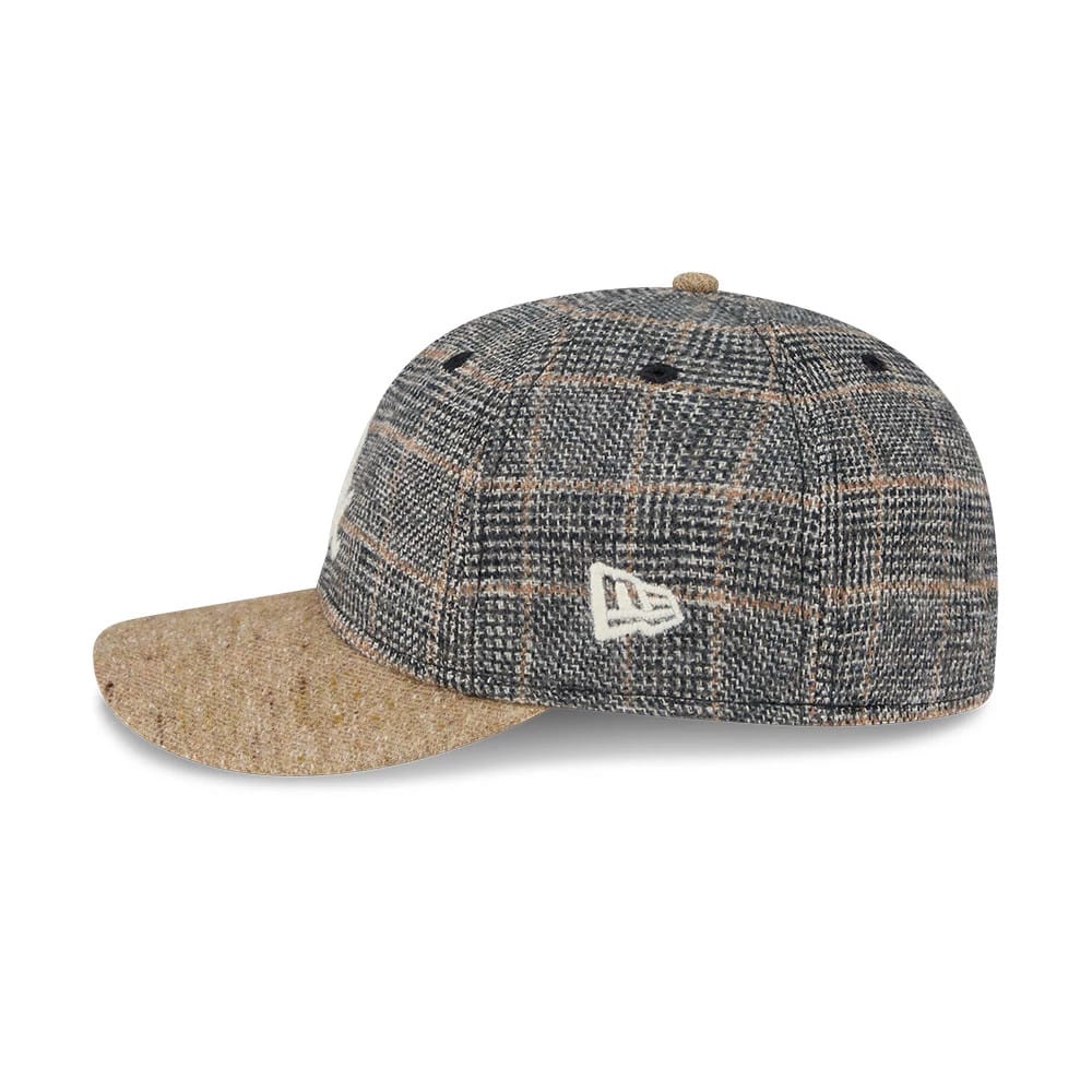 Chicago White Sox MLB Vintage Tweed Open Blue Retro Crown 59FIFTY Fitted Cap-kentox