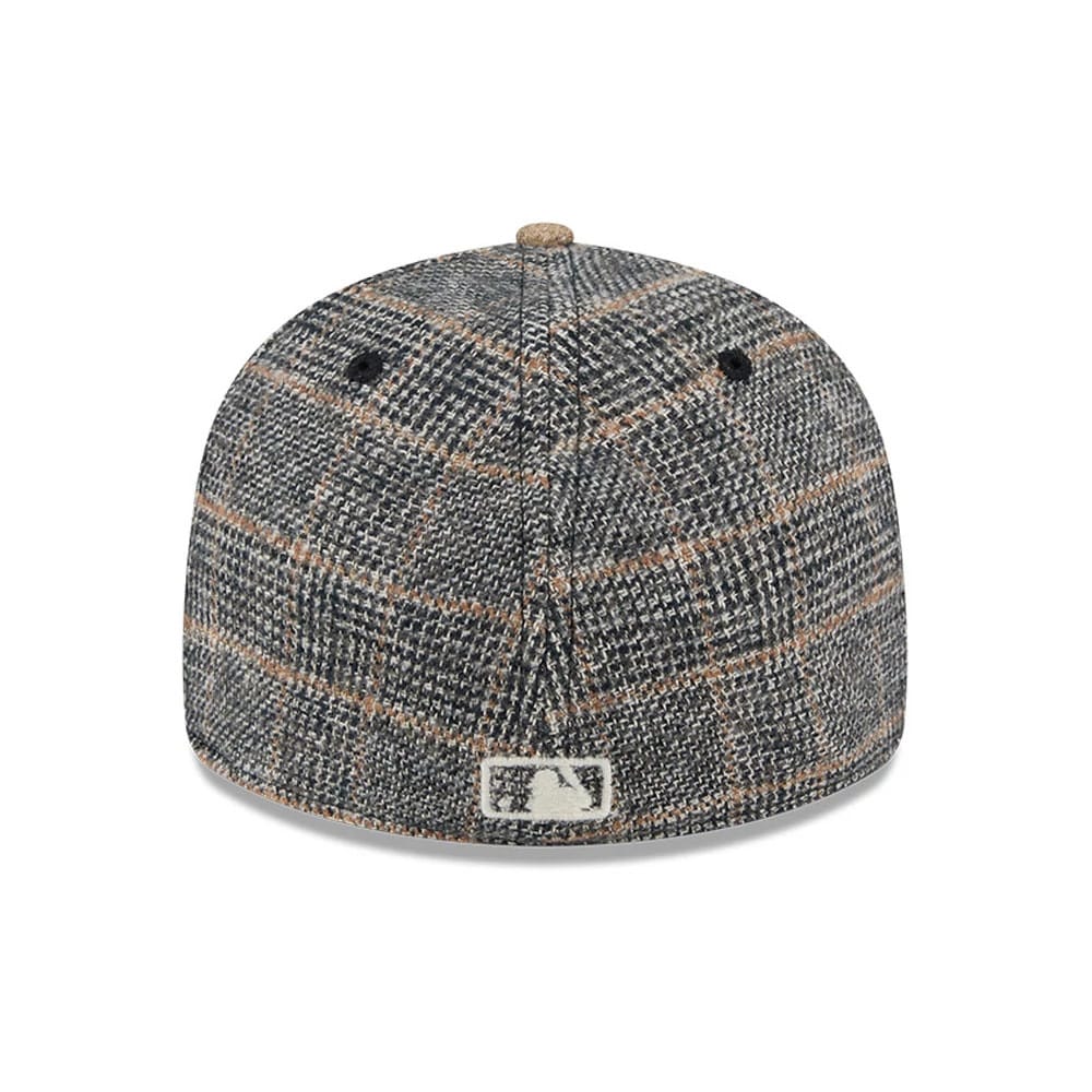 Chicago White Sox MLB Vintage Tweed Open Blue Retro Crown 59FIFTY Fitted Cap-kentox