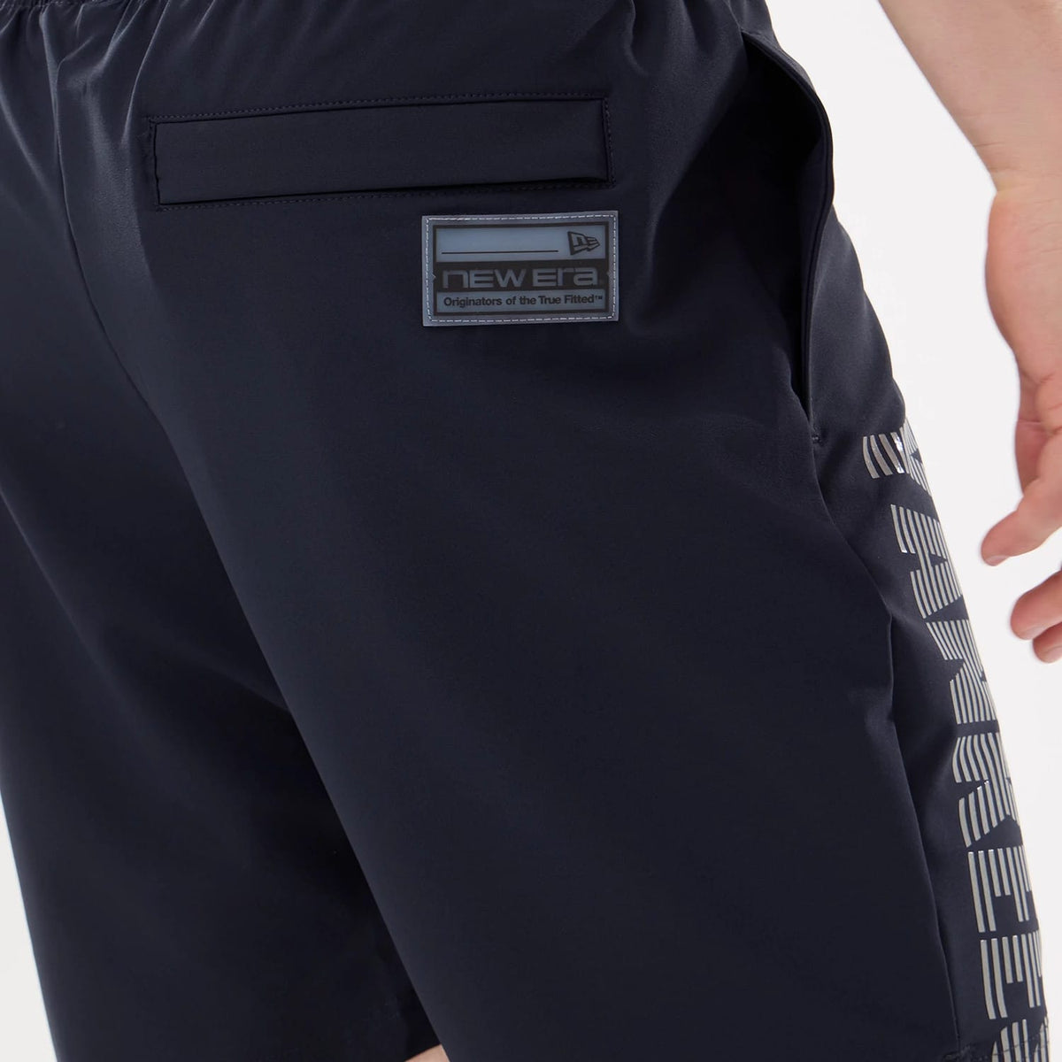 New York Yankees MLB Match Navy Oversized Shorts-zelvios