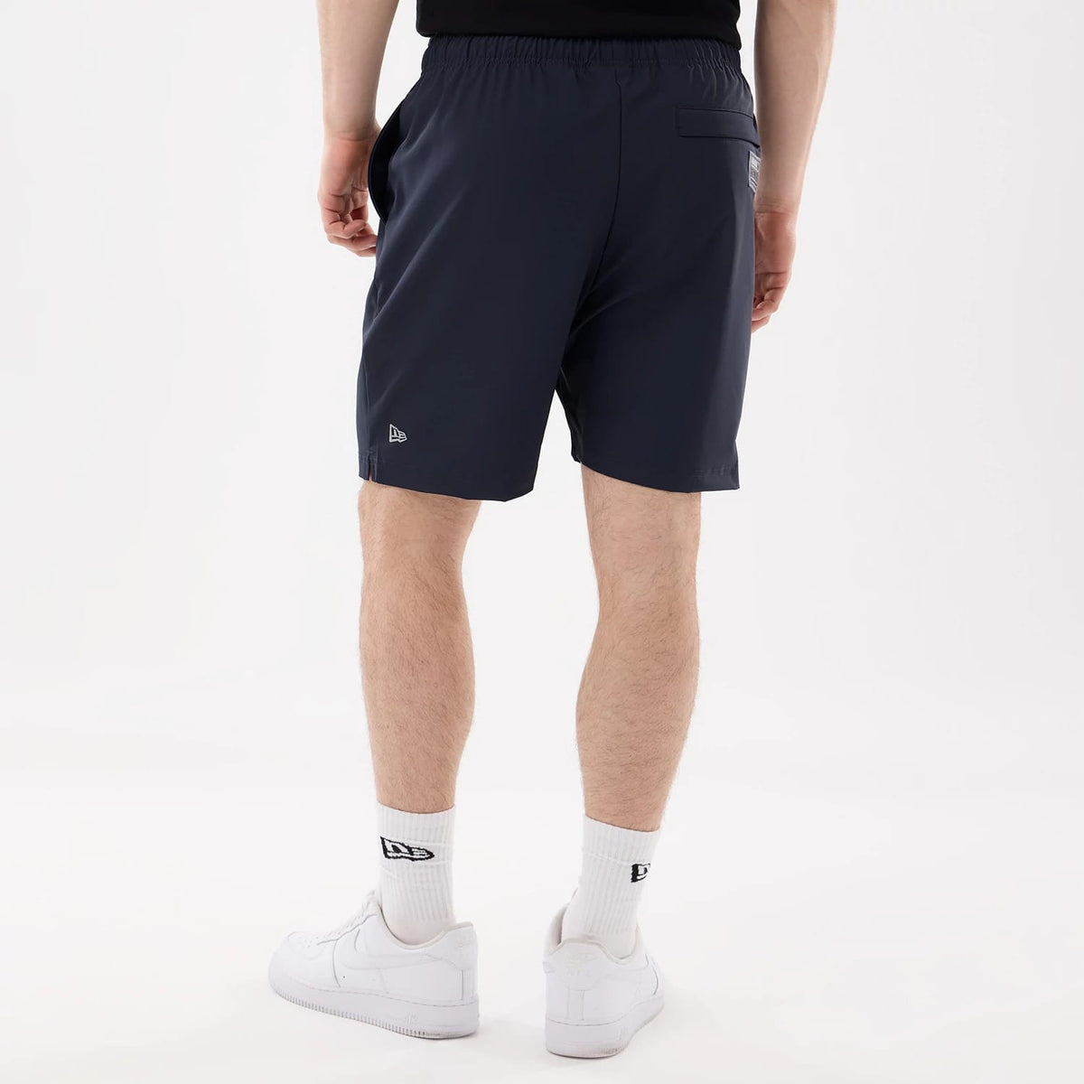 New York Yankees MLB Match Navy Oversized Shorts-zelvios