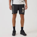 Brooklyn Nets NBA Match Black Oversized Shorts-zelvios