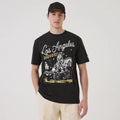 LA Dodgers MLB Cowboy Graphic Black T-Shirt-zelvios