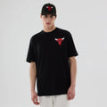 Chicago Bulls NBA Graphic Black T-Shirt-zelvios