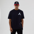 Atlanta Braves MLB Graphic Navy T-Shirt-zelvios